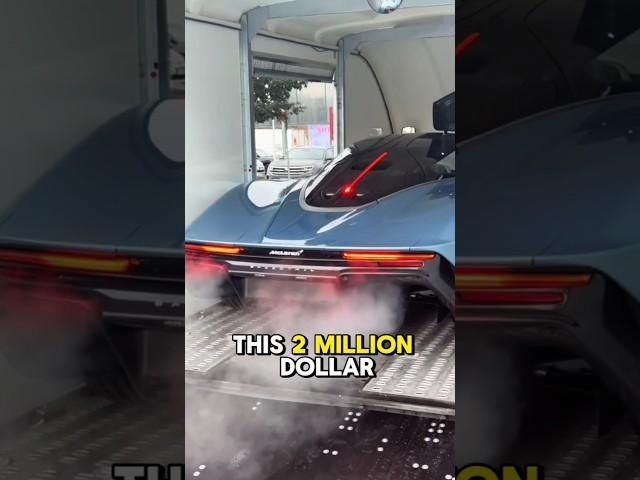This $2M Car Has No Rear View #shorts #didyouknow #facts #car #mclaren #speed #fyp #subscribe