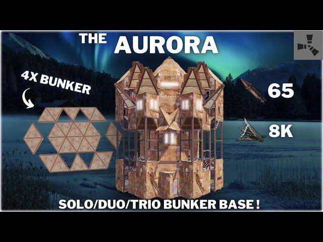 THE AURORA•SOLO/DUO BUNKER BASE DESIGN•4X BUNKER•CHEAP•MINI CHINA WALL•WIDEGAP• RUSTBASE 2024