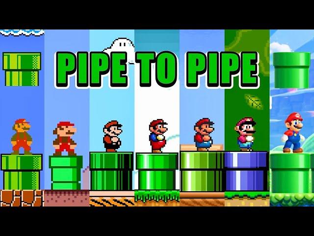 Evolution of Super Mario Entering & Exiting Pipes (1985 - 2023)