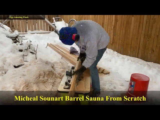 HOW TO BUILD A SAUNA YOURSELF BUILDING A DIY SAUNA #sauna