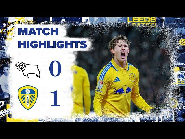 Highlights | Derby County 0-1 Leeds United | Goal of the season?!