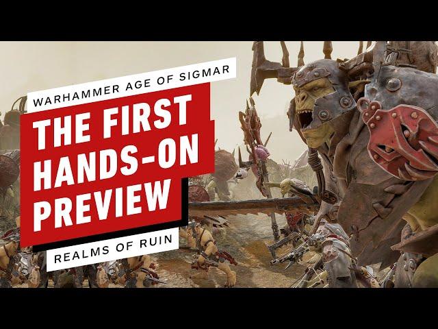 Warhammer Age of Sigmar: Realms of Ruin Reminds Us of Dawn of War 3