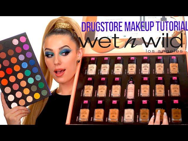 WET N WILD BEAUTY Drugstore Makeup Tutorial | Photo Focus Dewy Foundation | Victoria Lyn