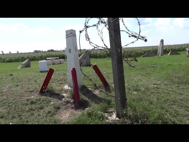 Austria, Hungary, Slovakia tri-point border area