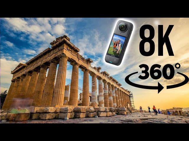 Insta360 X4 8K  VR  Tour: Athens & Acropolis