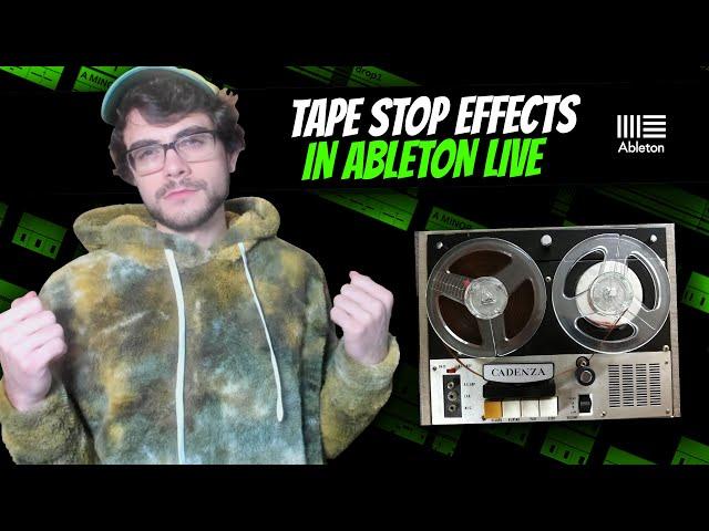 Tape Stop Effects In Ableton Live | How To Do A Tape Stop