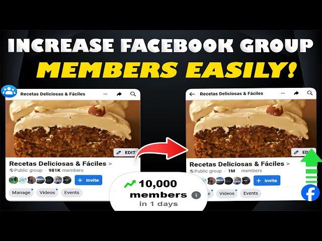 How to Increase Facebook Group Members Easily! (2025) Grow Facebook Engagement