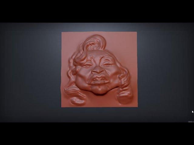 ZBrush   варианты по лепке барельефов