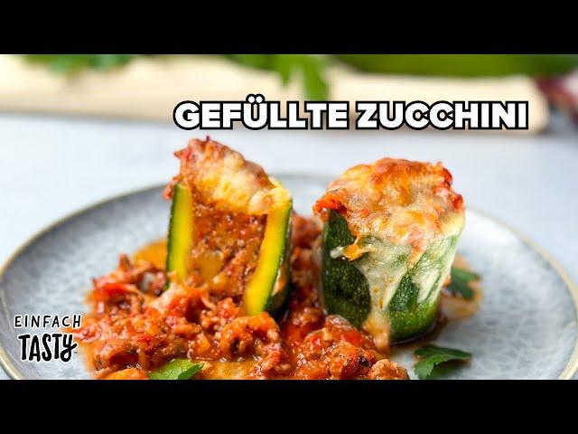 Gefüllte Zucchini  | Einfach Tasty