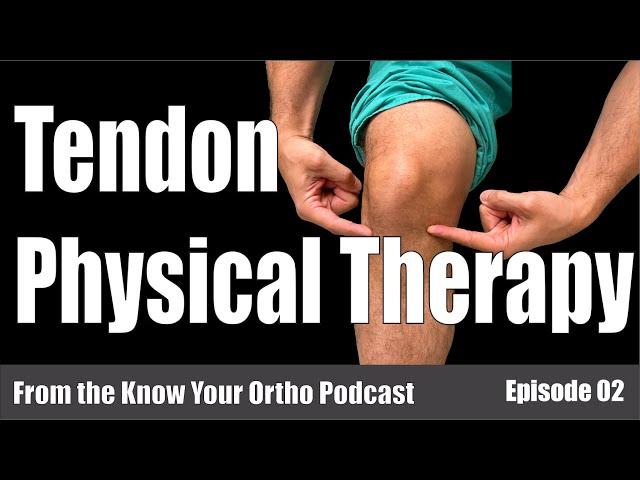 PHYSICAL THERAPY treatment for tendinopathy.