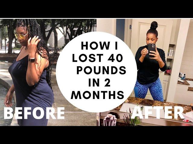 HOW TO LOSE WEIGHT FAST! 40 Pounds In 2 MONTHS! (NO EXERCISE)