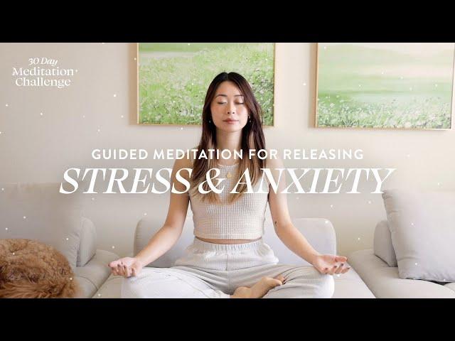 10 Minute Meditation to Release Stress & Anxiety | Total Body Relaxation