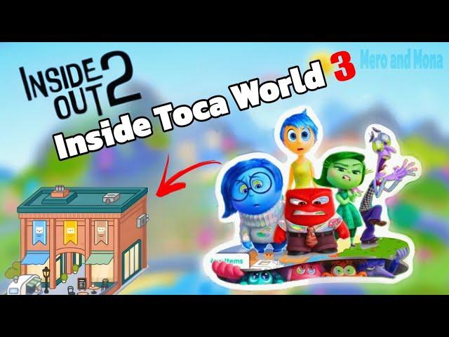 Inside out 2 inside toca boca  PART 3: Each room is a different character [ Toca Life World ]