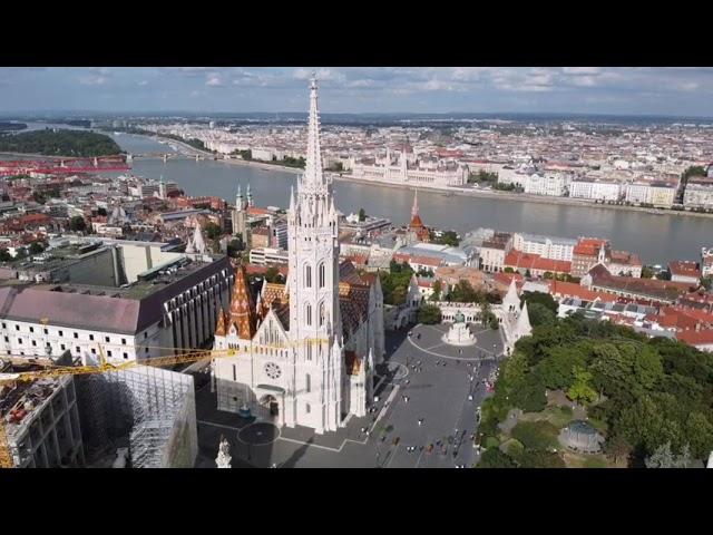 Budapest. Dron DJI Mini 2. Будапешт. Небокрай