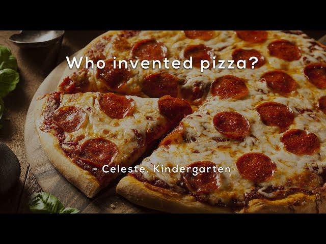 Who invented pizza?