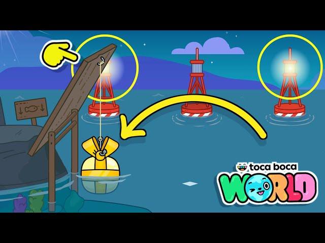 FOUND A SECRET GIFT UNDER THE WATER! // HAPPY TOCA // TOCA BOCA WORLD