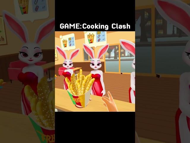 Bunny?Bunny!!!in Cooking Clash #fyp #vr #4u #cookingclash #funny #vrgame #quest2 #quest3 #cute