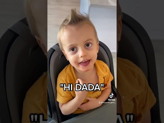 NON-VERBAL TODDLERS FIRST WORD CAUGHT ON CAMERA! #cerebralpalsy