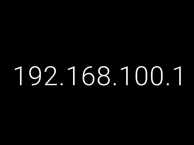 192.168.100.1 Admin Login ️(Username & Password)