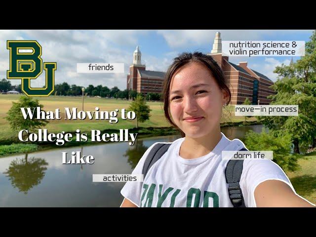 COLLEGE MOVE IN VLOG *freshman year* @BaylorUniversity | welcome week, dorm organization & friends