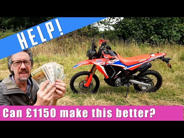 Honda CRF 300 RALLY - what's the best MOD's to spend my money on?