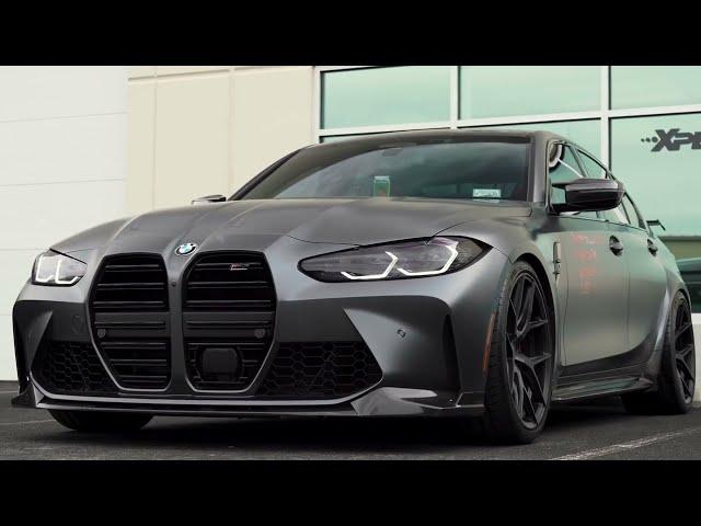 Speed and Tech Motoring  THE BURNOUT KING BMW G80 M3 Frozen Gray1