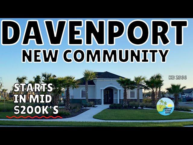 New Community NO CDD New Homes For Sale in Davenport Florida