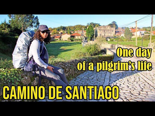 One typical day of a pilgrim's life on the Camino de Santiago