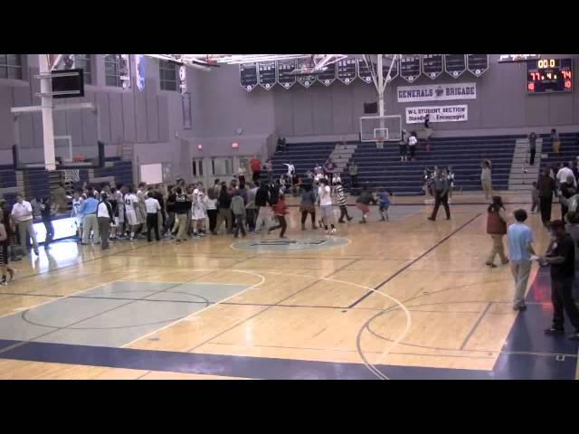 Washington-Lee:  Half court overtime buzzer beater against Westfield - Alex Seff