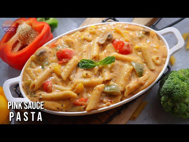 Pink Sauce Pasta | పింక్ సాస్ పాస్తా | #pastatime | Vismai Food