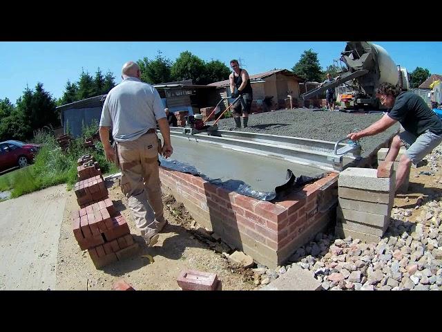 disaster when concreting a garage floor