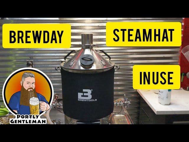 Brewtools Brewday Steam Hat In Action