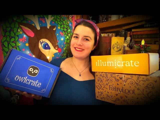 Fairyloot, Owlcrate & Illumecrate Unboxing  Fairyloot Vs Owlcrate Who did it better? ‍️