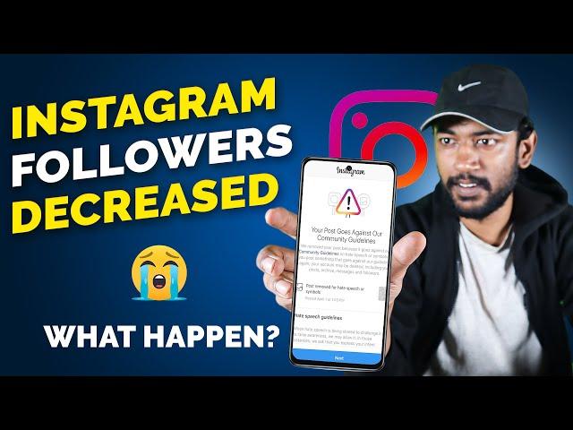 Instagram Followers Suddenly Decreased  Tamil | Instagram Account Suspended ! ️ 2022