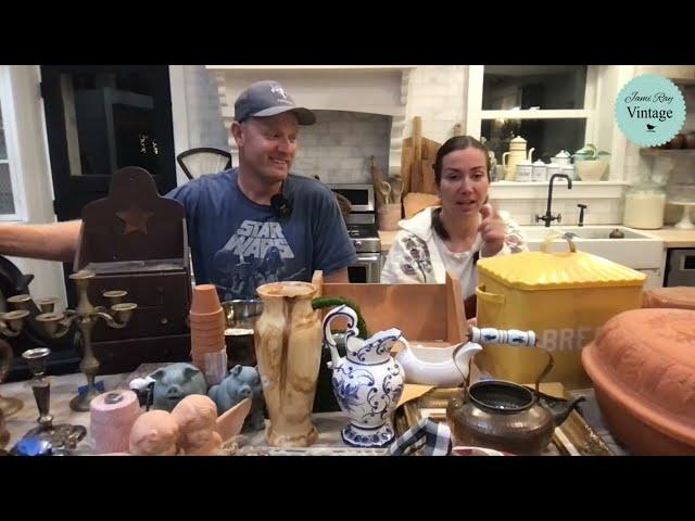 Goodwill Bins Thrift Haul With England Antique Home Decor Cottage - Reselling