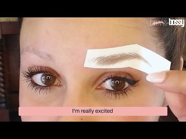 Brows by Bossy Premium Temporary Eyebrow Tattoos Testimonial Reviews