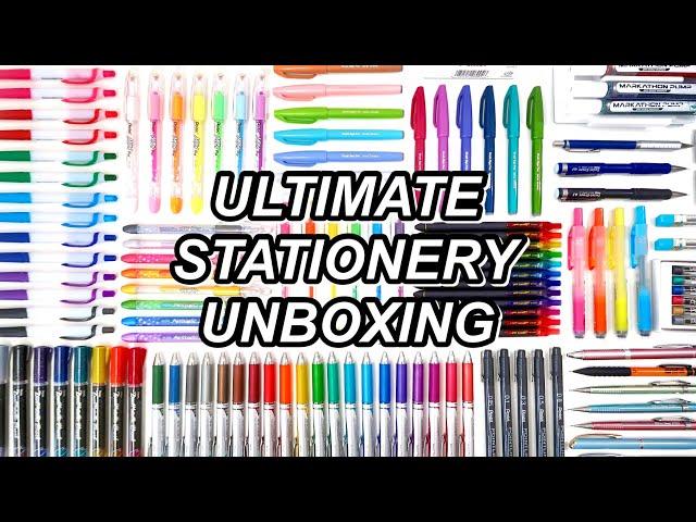 stationery unboxing + review | PENTEL WEEK (stationery haul, swatches, & maybe a giveaway)