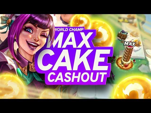 World Champion Cooks the Biggest Cake Cash Out! | TFT Set 12 PBE