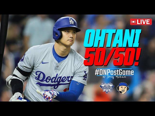 Shohei Ohtani Reaches 50-50 Club! Has Greatest Performance in Dodgers History, Dodgers Clinch!