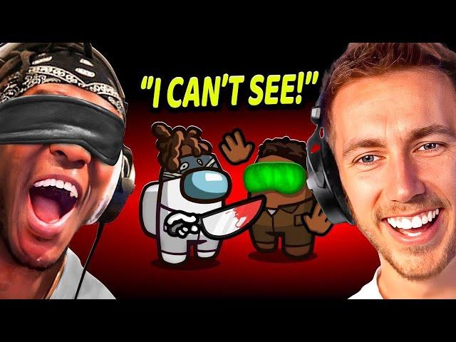 MINIMINTER REACTS TO SIDEMEN AMONG US: BLINDFOLD EDITION