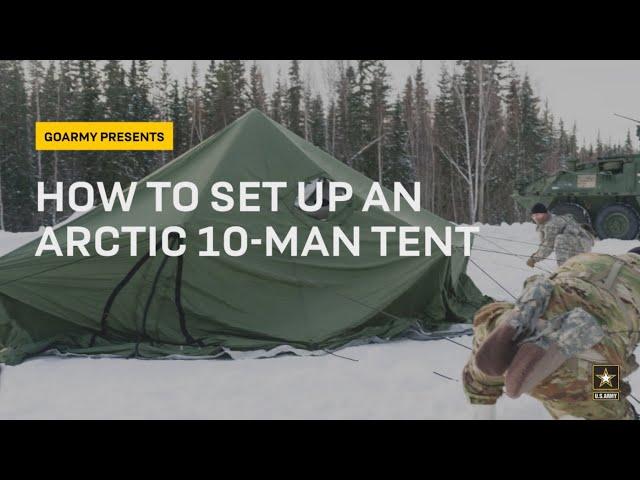 How to Set Up An Arctic 10-Man Tent | GOARMY