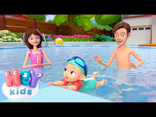 Lerne schwimmen wie ein kleiner Fisch! ‍️ | Bildungslied für Kinder | HeyKids Kinderlieder TV