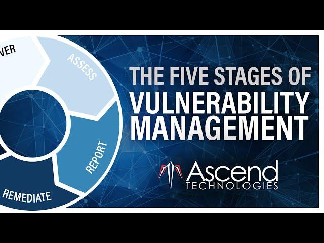 The Five Stages of Vulnerability Management