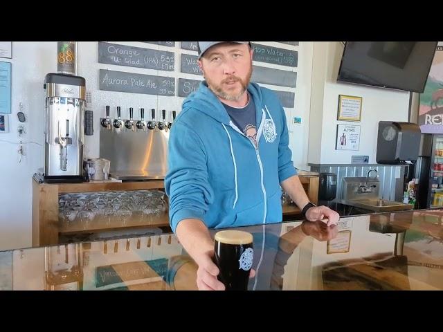 Winner Winter Sippa Porter pouring at 1889 Brewing in Billings