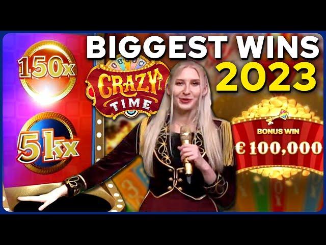 Top 5 Big Wins on Crazy Time Games 2023