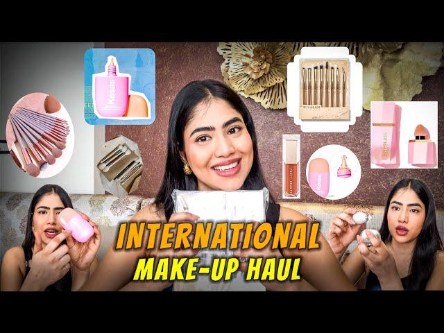 International makeup haul worth 50,000