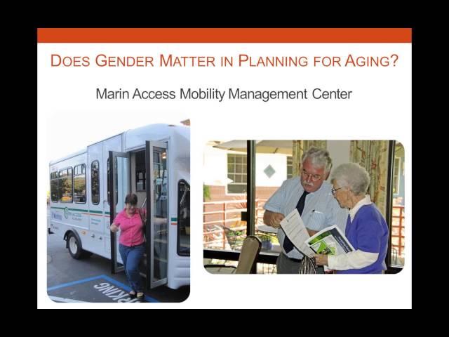 Does Gender Matter in Planning for Aging