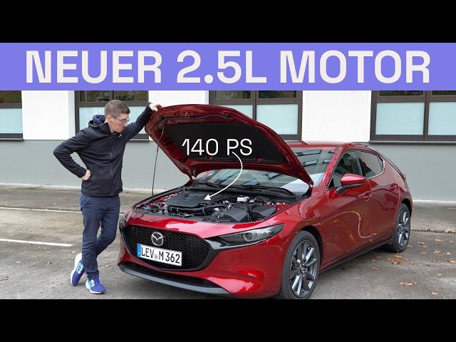 2025 Mazda3 2.5L e-Skyactiv G 140: JA zu mehr Hubraum...aber eine Sache fehlt ihm jetzt - Autophorie