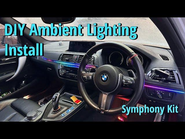 BMW M140i - Interior Ambient Lighting LED Symphony kit DIY Install || RGB Acrylic kit || Best mod?!