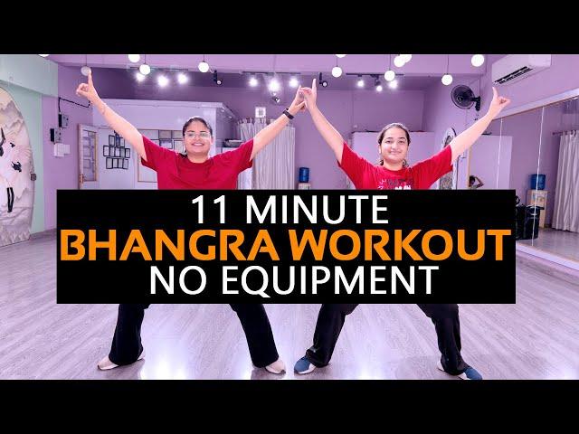 11 Minute Bhangra Mix - Dance Fitness | Calorie Burning Bhangra Workout for Beginners | 2024